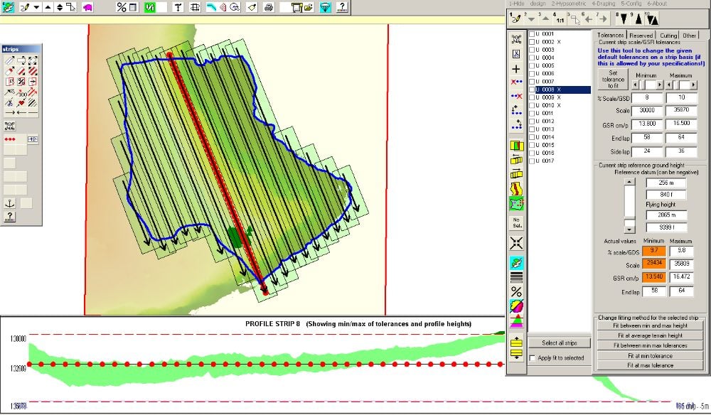 Analyze — Digital Elevation Model of the survey terrain